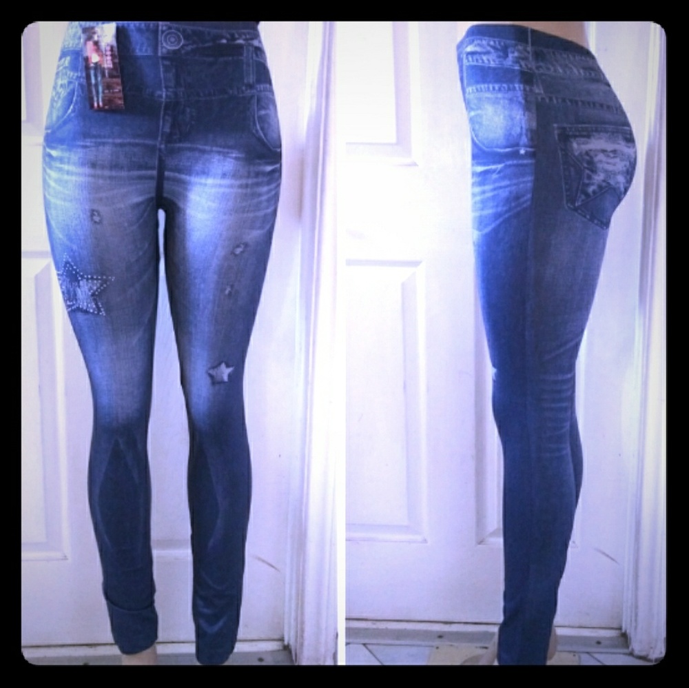 Fashion Imitation Jeans (Leggings)